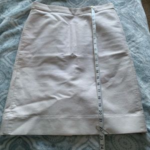 JCREW Ecru pencil skirt